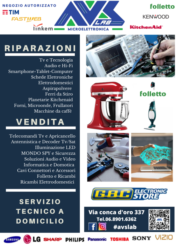 pubblicità riparazioni avslab